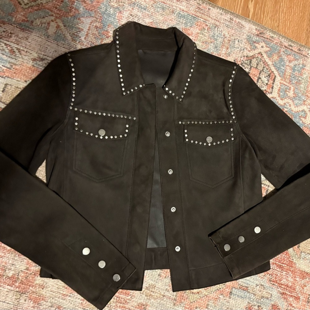 All Saints Studded Charcoal/Black Jacket ✨🌟✨